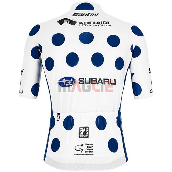 Maglia Subaru Lider Manica Corta 2020 Bianco Blu